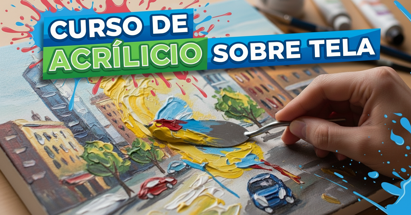 Curso de Acrílico Sobre Tela